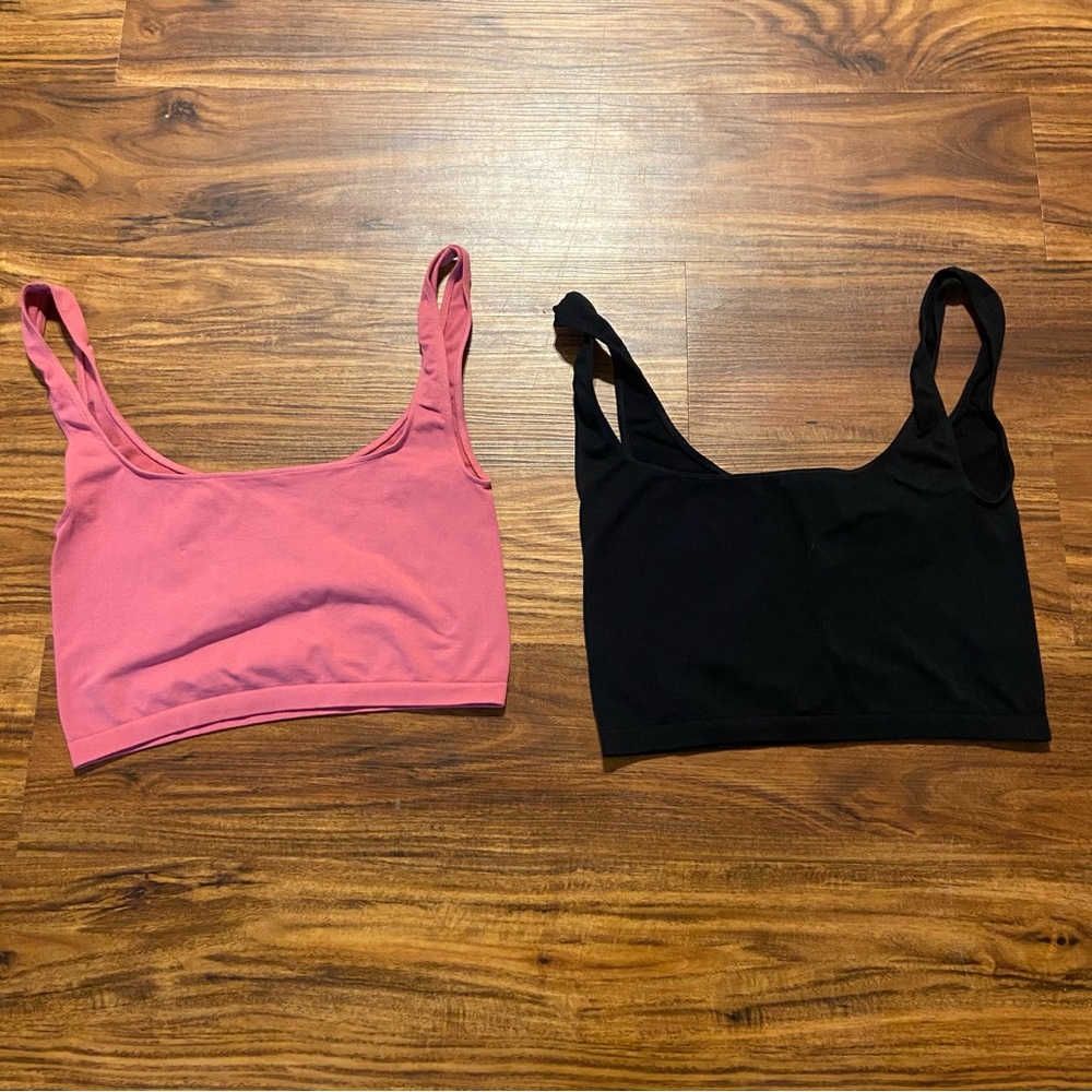 2 Intimately Free People Women’s Solid Crop Tops